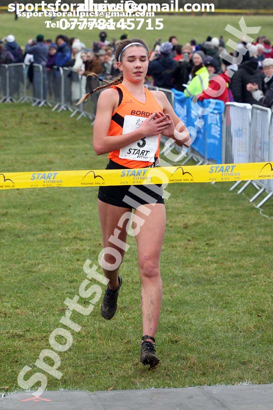 Womens under-20 Northern Cross Country Champs., Camp Hill Estate, Kirklington.  Photo: David T. Hewitson/Sports for All Pics